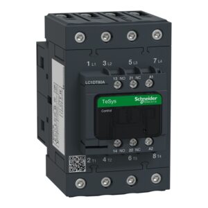 Kontaktor TeSys D - 4P (4 NO) - AC-1 440 V 80 A - 110 V AC 50/60 Hz tuljava