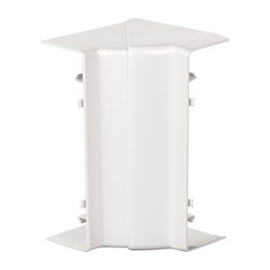 OptiLine 45 - notranji kot - 185 x 55 mm - PC/ABS - polarno bel