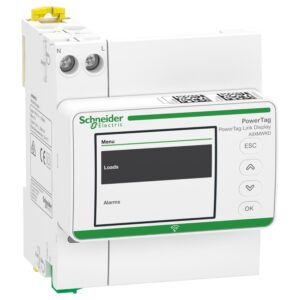 Acti9 PowerTag Link Display, barvni zaslon, DIN letev