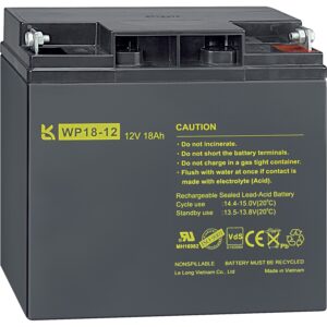 KNX baterija s svinčevim gelom 12 V, 18Ah