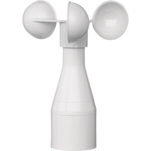 KNX senzor za veter 0 do 10 V vmesnik in gretje, polarno bel