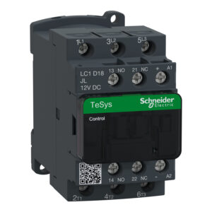 Kontaktor TeSys D - 3P (3 NO) - AC-3 - 440 V 18 A - tuljava 12 V DC
