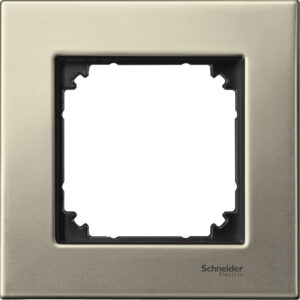 Kovinski okvir, 1 odprtina, titan, M-Elegance