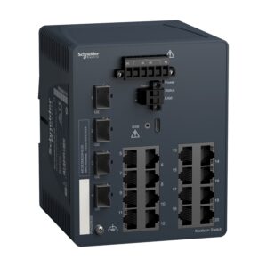 Modicon upravlj. stikalo - 16 port. za bak. + 4 Gigabit SFP