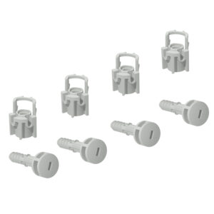 Plastični vijaki za omare THALASSA s 40-mm pokrivno višino