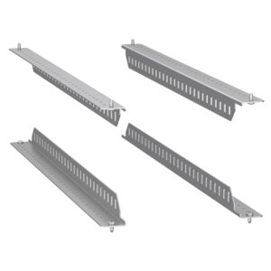 Komplet 4 podp. nosilcev za fiksno ogrodje 19" PanelSeT SF - obr. 400 kg - 800 mm