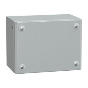 Kovinska ind. om. z navadnimi vrati V 150 x Š 200 x G 120 IP66 IK10 RAL 7035