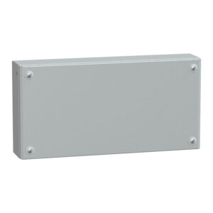 Kovinska ind. om. z navadnimi vrati V 200 x Š 400 x G 80 IP66 IK10 RAL 7035