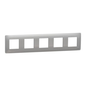 Unica - dekorativni okvir - peterni - 5 x 2 modula - aluminij