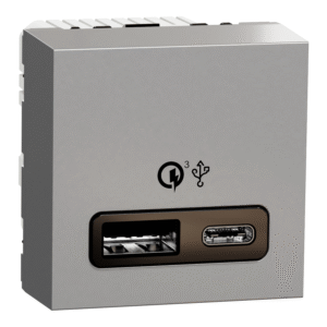 Unica - dvojni USB hitri polnilec A + C - 18W