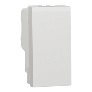 Unica - 2p stikalo 16A vijačno 1 modul bela