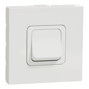 Unica - 2p stikalo 20A vijačno 2 modula bela