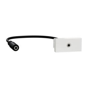 Unica - mini vtič 3,5 mm priključek - 1 modul - bela