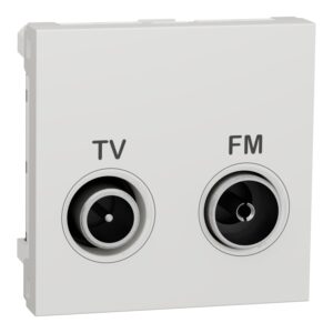Unica - TV/FM - individualen - 2 m - bela
