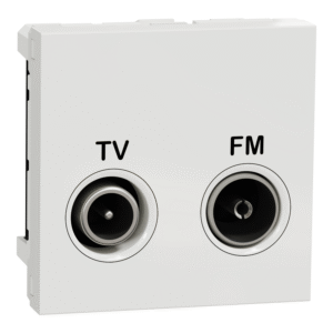 Unica - TV/FM - terminal - 2 m - bela