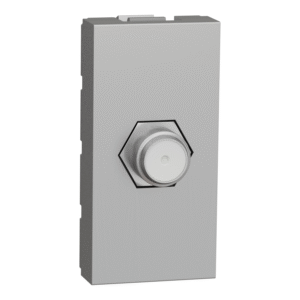 Unica - TV koaksialen kabel - 1 modul - aluminij