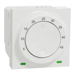 Unica - talni termostat - 10A - bela
