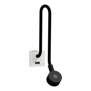Nočna svetilka + USB polnilec tipa A