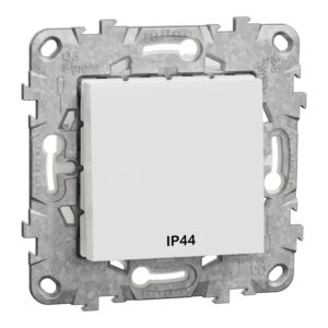 Switch, New Unica, 2 modules, IP44, white