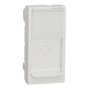 Unica, centralna plošča, 1 x RJ45, S-One, 1 m, ravna, otr. zaščita, protibakt.
