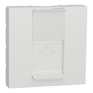 Unica, centralna plošča, 1 x RJ45, S-One, 2 m, ravna, otr. zaščita, protibakt.