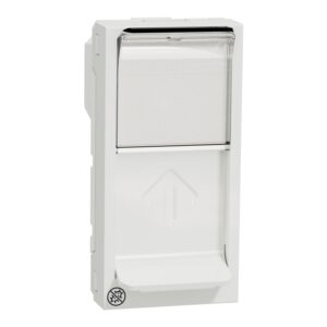 Pokrov za RJ45, Unica, za Keystone/Systimax, 1 modul