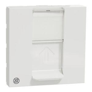 Pokrov za RJ45, Unica, za Keystone/Systimax, 2 modula