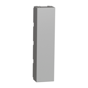 Unica - 2 x slepi pokrov - 1/2 modula - aluminij