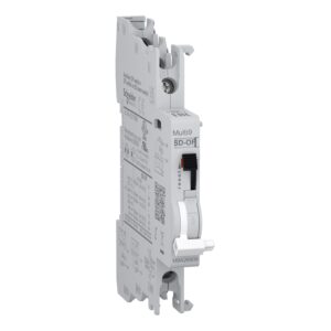 Multi9 M9A, pomožni kontakt, OF/SD+OF, 2 C/O, 100mA do 6A, 24VAC do 415VAC, 24VDC do 130VDC, spodnji in zgornji priključki
