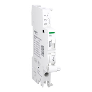 Pomožni kontakt, Acti9 A9A, iSD, 1 C/O, 100mA do 6A, 24VAC do 415VAC, 24VDC do 130VDC, spodnji priklj.