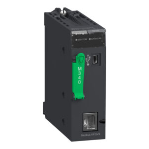 Modul procesorja M340 - maks. 512 diskreten + 128 analogni I/O - Modbus