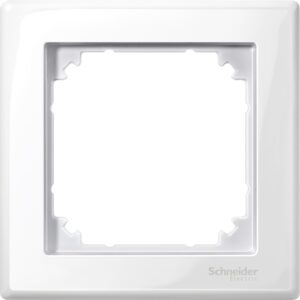 Okvir M-Smart, 1 odprtina, polarno bel, svetleč