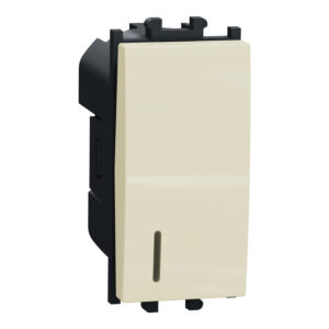 Stikalo 1P 16A indikator 1M bež