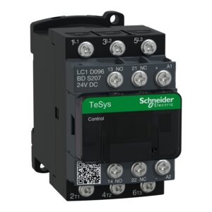 TeSys D kontaktor S207 - 3P (3NO) AC-3 9A - 440V - tulj. 24V DC