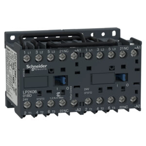 TeSys K rever. kont. - 3P - AC-3 -  440 V 12 A - 1 NC - tuljava 24 V DC