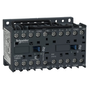 TeSys K rever. kont. - 3P - AC-3 -  440 V 9 A - 1 NO - tuljava 24 V DC