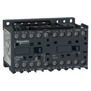 TeSys K rever. kont. - 3P - AC-3 -  440 V 9 A - 1 NO - tuljava 24 V DC