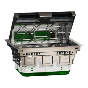 Unica system + Talna doza L - Kovinska - IP20 - 8mod