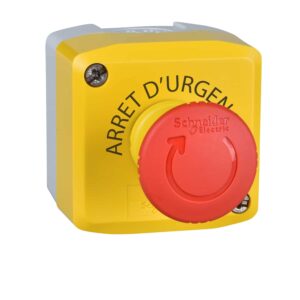 rumena postaja – 1 rdeč gobast pot. gumb Ø 40 za sprostitev obrnite 1 NC