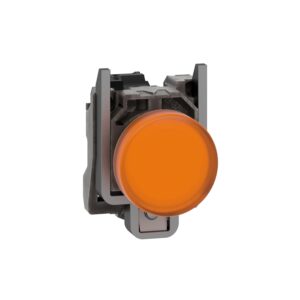 Oran. komp. signalna svetilka Ø 22 gladka leča z vgrajeno LED, 110 do 120 V
