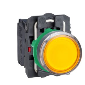 Oran. podometna kompletna osvetljena tip. Ø 22 povr. vzmet 1NO+1NC, 250 V