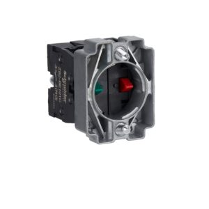 Easy Harmony XB2, blok za en kontakt z nosilcem, kovina, priključek z vijačno povezavo, 1 NO + 1 NC