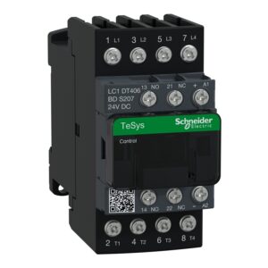 Kontaktor, TeSys Deca S207,4P(4NO),AC-1 40A , 440V, 24V DC tuljava, "lugs-ring" priključek