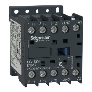 Kontaktor TeSys K - 3P - AC-3 440 V 12 A - 1 NC pom. - tuljava 42 V AC
