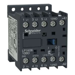Kontaktor TeSys K - 3P - AC-3 440 V 6 A - 1 NO pom. - tuljava 12 V DC