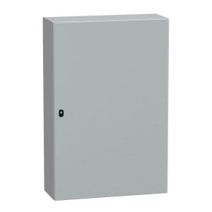 Stenska jeklena omara, PanelSeT S3D, navadna vrata, z montažno ploščo, 1200x800x300mm, IP66, IK10