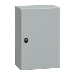 Stenska jeklena omara, PanelSeT S3D, navadna vrata, brez montažne plošče, 600x400x250 mm, IP66, IK10