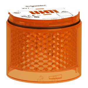 Svetlobni modul, Harmony XVB7 modularni signalni semafor, oranžna, Ø70 mm, stalna svetloba, barvna leča
