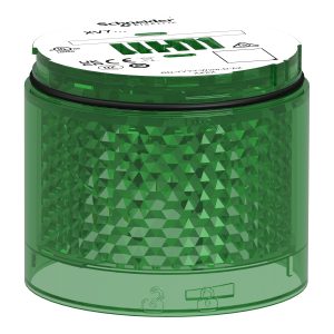 Svetlobni modul, Harmony XVB7 modularni signalni semafor, zelena, Ø70 mm, utripajoča svetloba, barvna leča