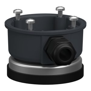 Univerzalni pritrdilni dodatek, Harmony XV4/XV6/XVB7 modularni signalni semafor, plastični magnetni adapter, siva barva